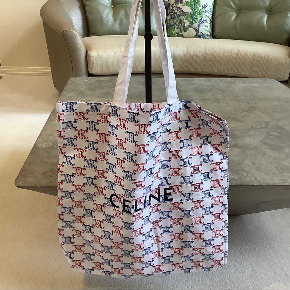 CELINE CANVAS TOTE NEW!